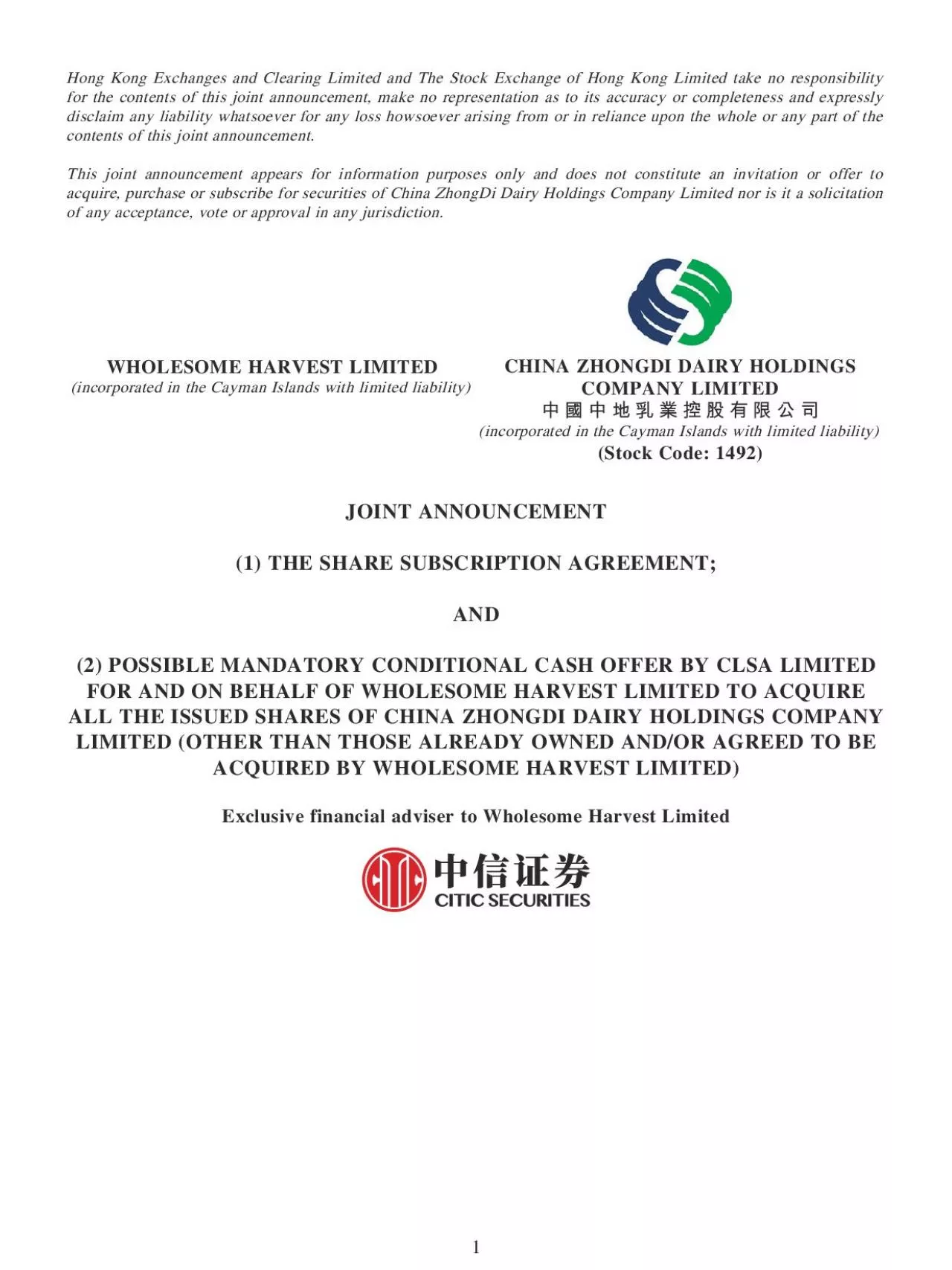 PDF-Hong Kong Exchanges and Clearing Limited and The Stock Exchange of Hon