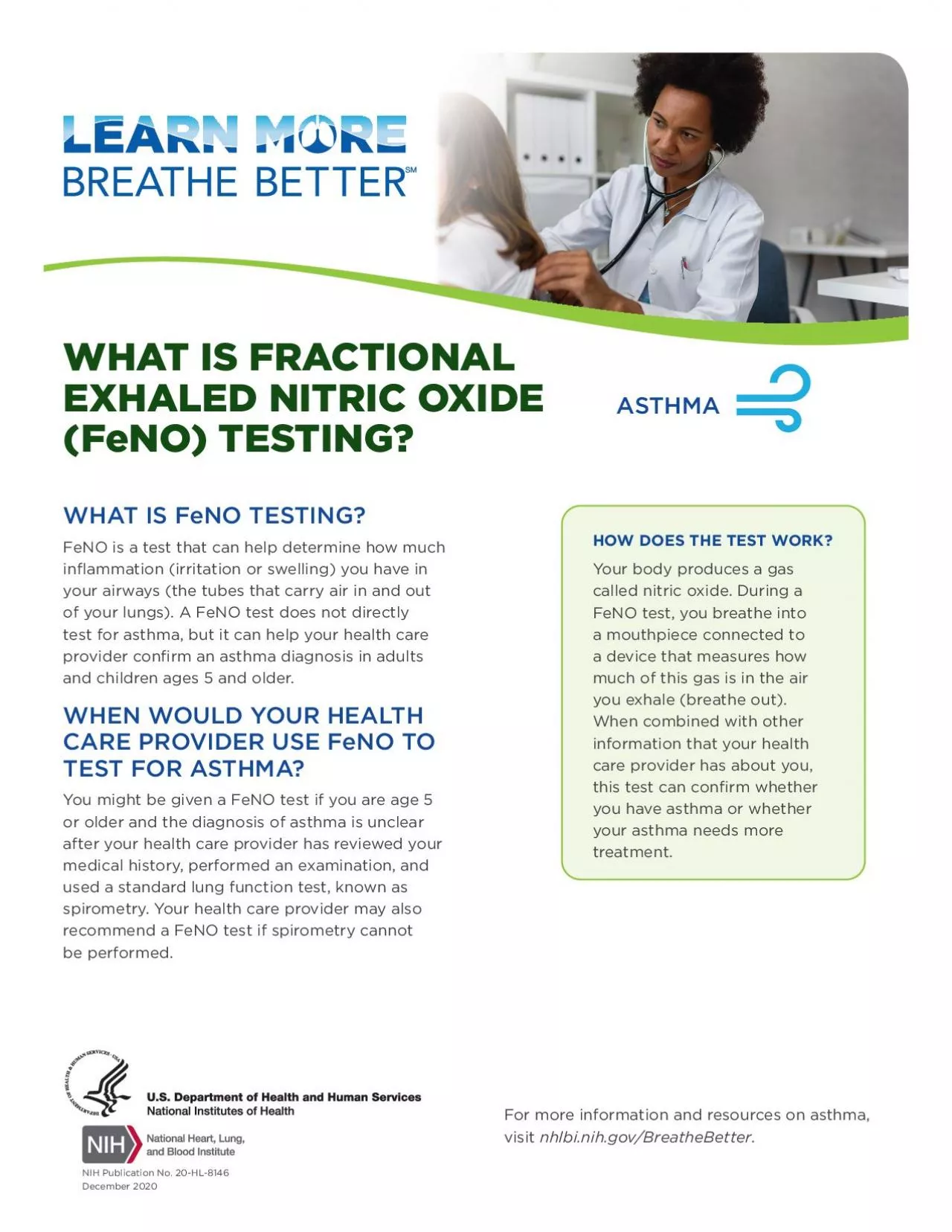 PDF-WHAT IS FRACTIONAL EXHALED NITRIC OXIDE FeNO TESTINGWHAT IS FeNO TESTI