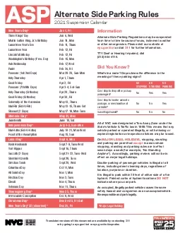 PDF-Alternate Side Parking Rules