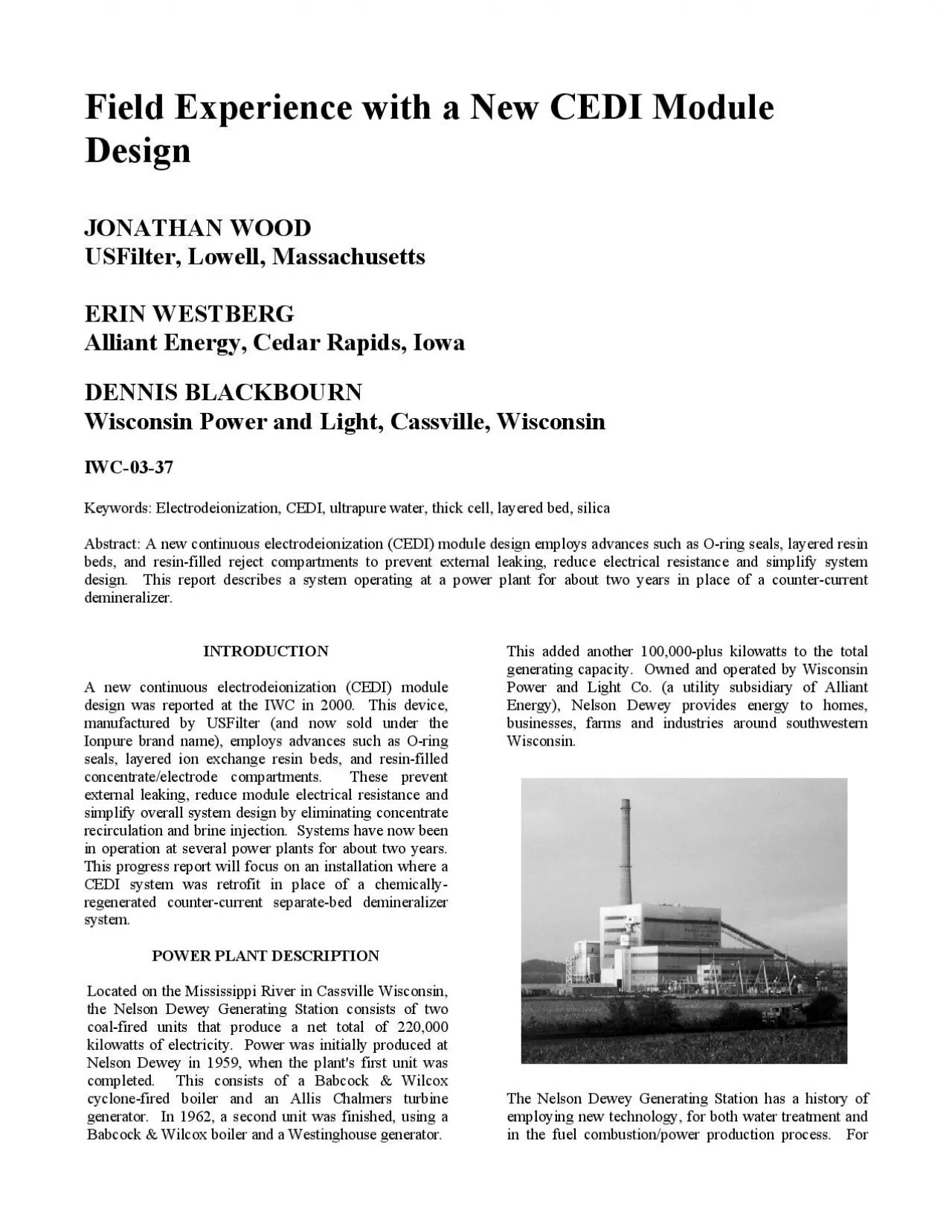 PDF-example Unit 2 is the site of the first coal reburn project in the wo