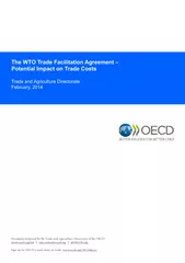 Document prepared by the Trade and Agriculture Directo