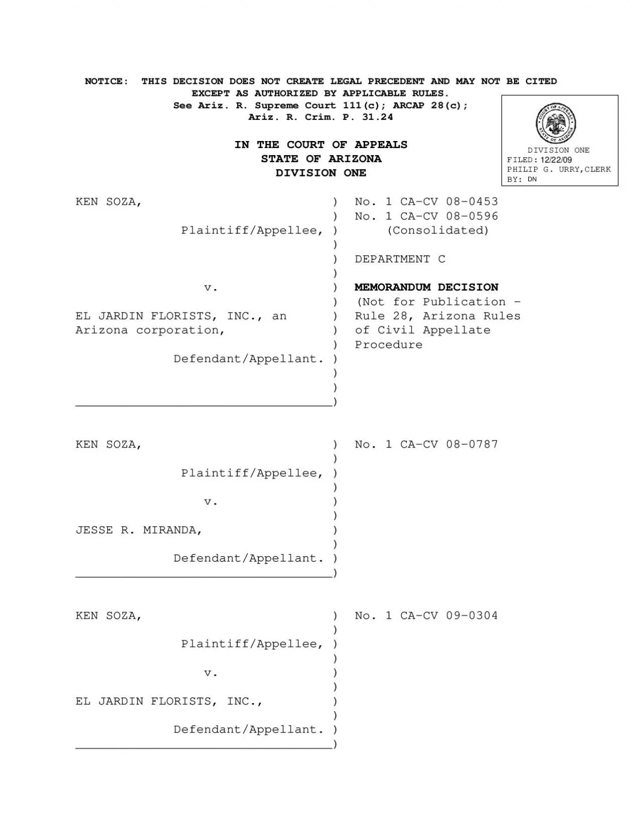 PDF-Pima Cause No CV 20083640 The Honorable Edward O Burke Judge The Ho