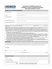 Application for NetBanking facility for Companies  Tru