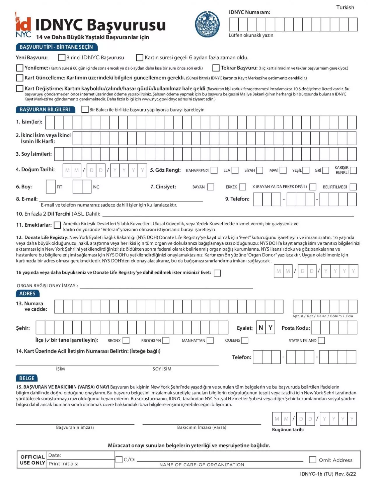 PDF-BELGEIDNYC Ba31vurusu14 Kart zerinde Acil 31leti30im Numaras29 Belirti