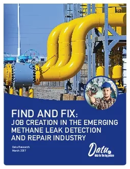 JOB CREATION IN THE EMERGING METHANE LEAK DETECTION AND REPAIR INDUSTR