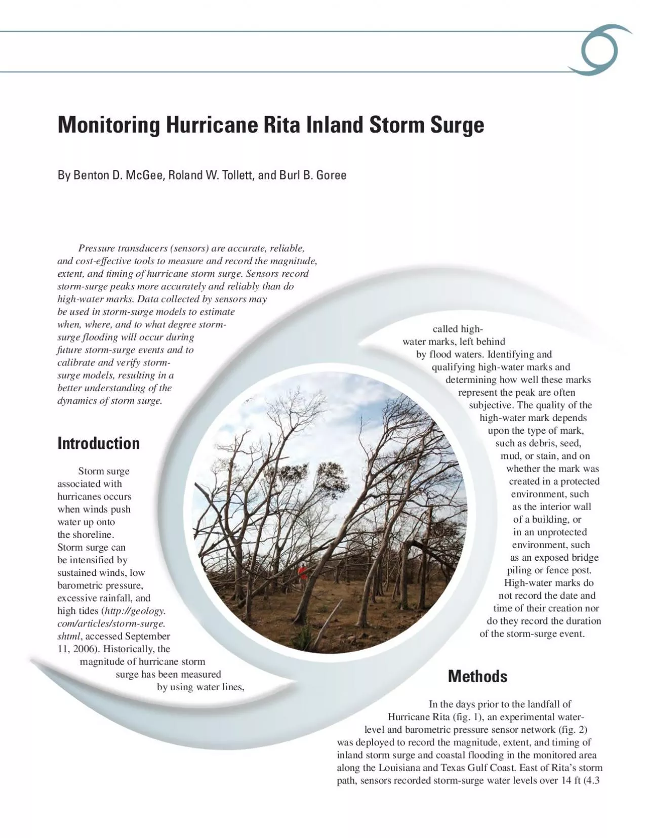 PDF-Monitoring Hurricane Rita Inland Storm Surge