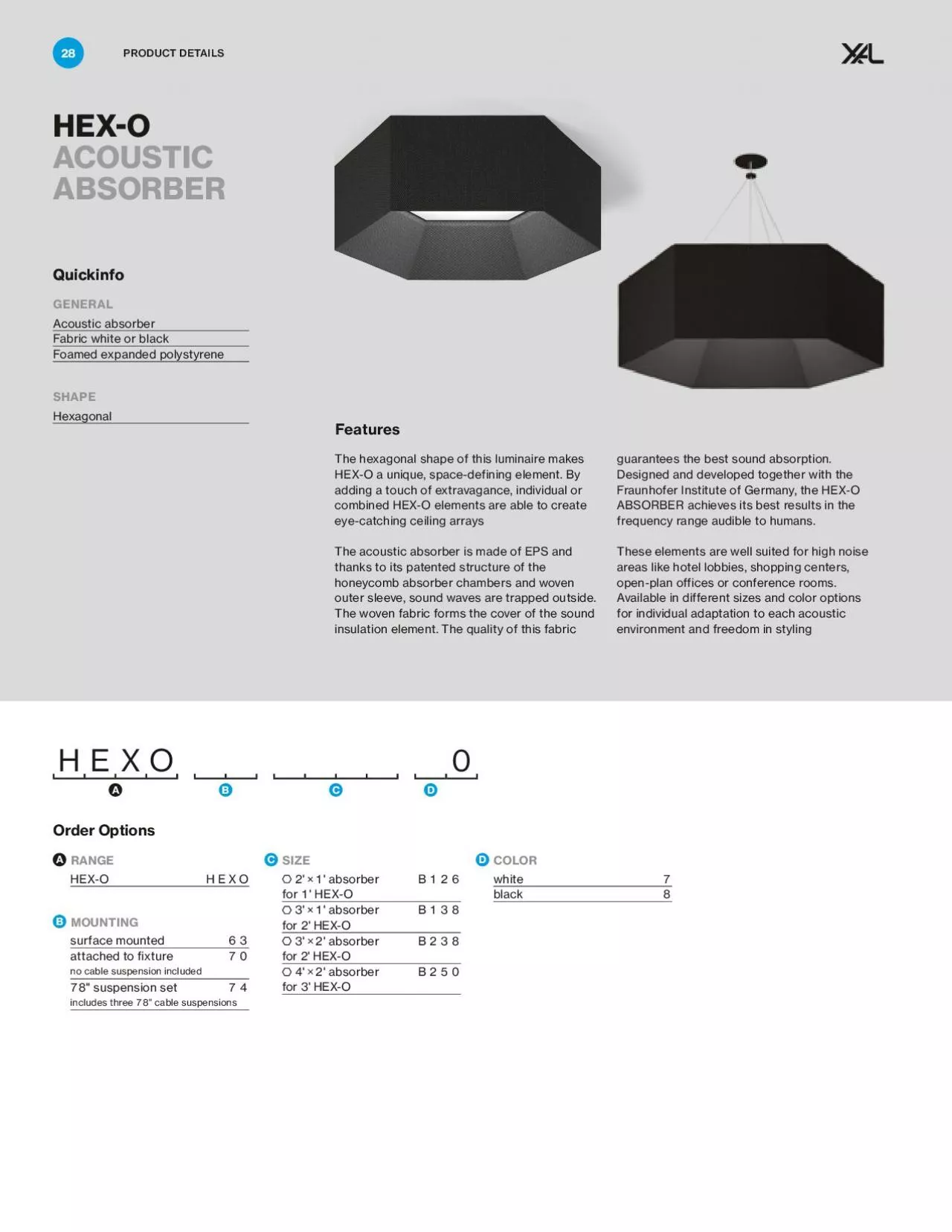 PDF-The hexagonal shape of this luminaire makes