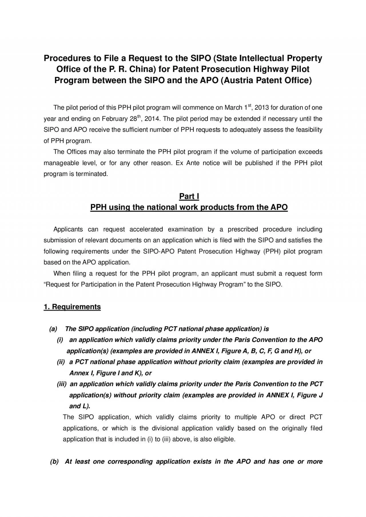 PDF-Procedures to File a Request to the SIPO State Intellectual Property O