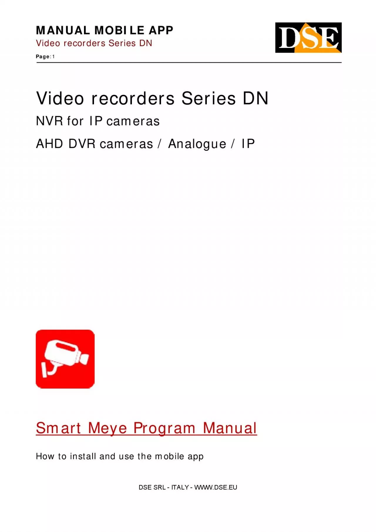 PDF-Video recorders Series DN Page1