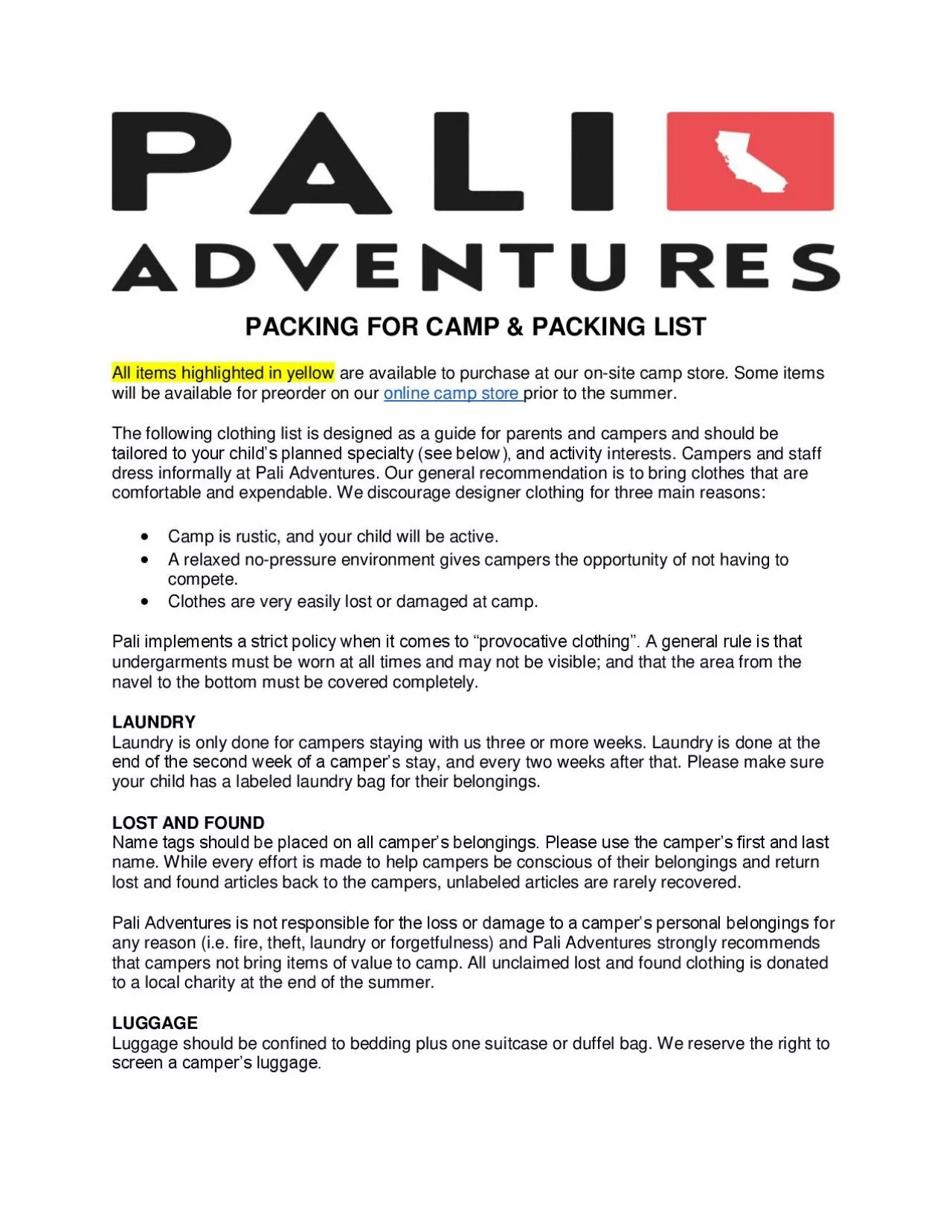 PDF-FOR CAMP PACKING