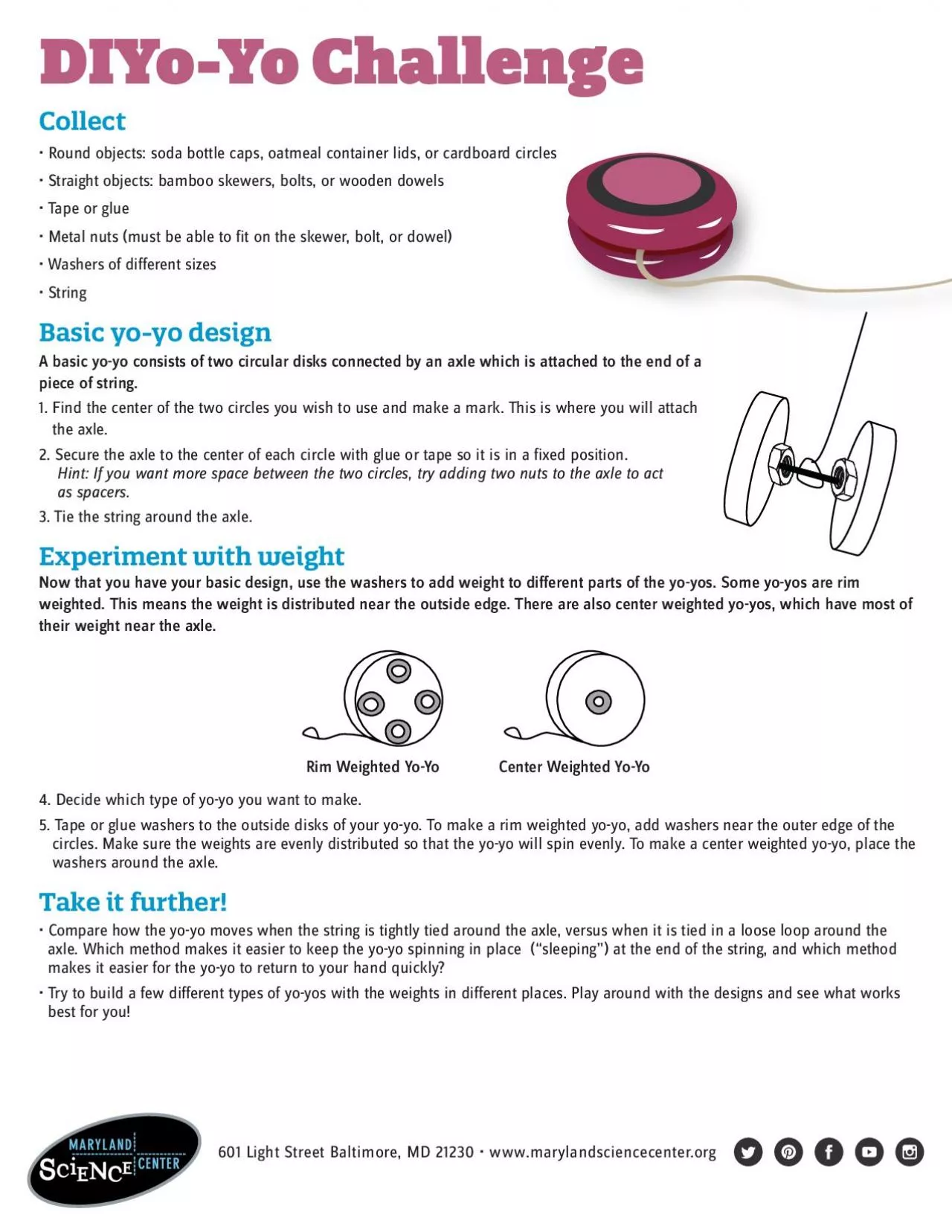 PDF-How does a yoyo goWhen the yoyo is in your hand it has potential ene