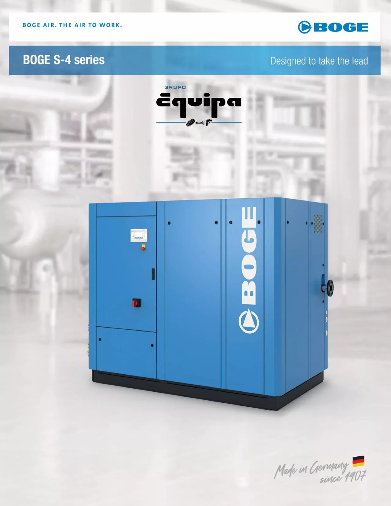 PDF-BOGE S4 series Designed to take the lead