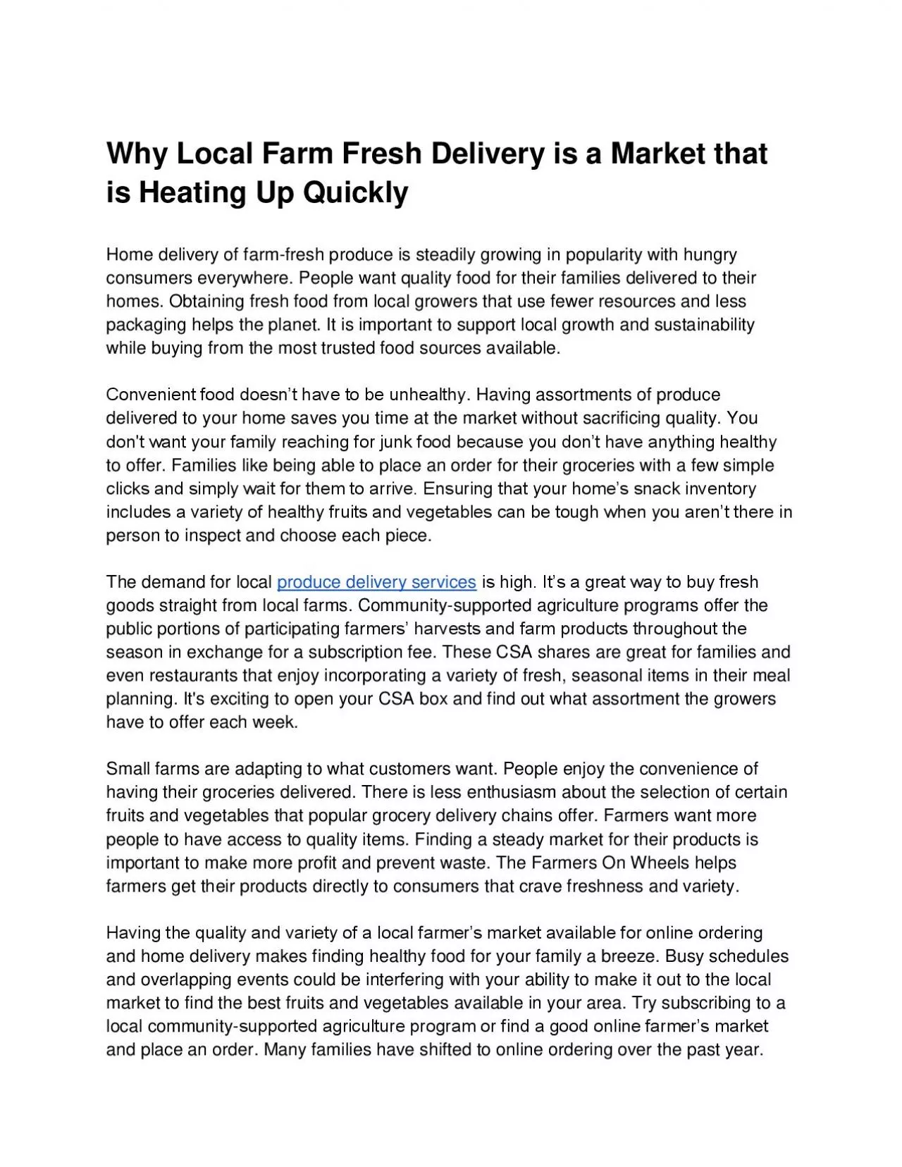 PDF-Why Local Farm Fresh Delivery is a Market that is Heating Up Quickly