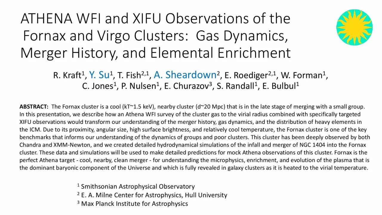 PDF-ATHENA WFI and XIFU Observations of the