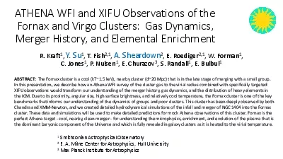 ATHENA WFI and XIFU Observations of the