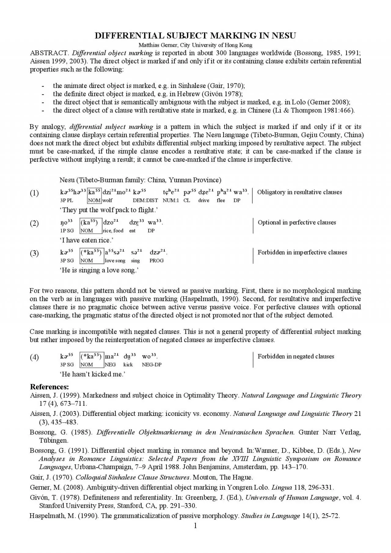 PDF-DIFFERENTIAL SUBJECT MARKINGNESUatthias Gerner City University of Hong