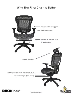 Why The Rika Chair Is Better