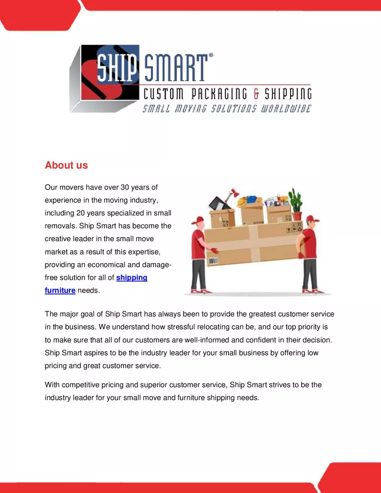 PDF-Ship Furniture | Ship Smart Inc.