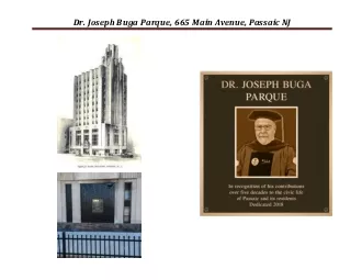 Dr Joseph Buga Parque 665 Main Avenue Passaic NJ