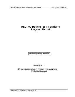 MELTAC Platform Basic Software Program Manual