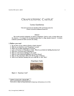 PDF-OpenStaxCNXmodulem401121ChapultepecCastleLorenaGauthereauThisworkispr