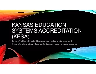 KANSAS EDUCATION SYSTEMS ACCREDITATION KESAnrrrr