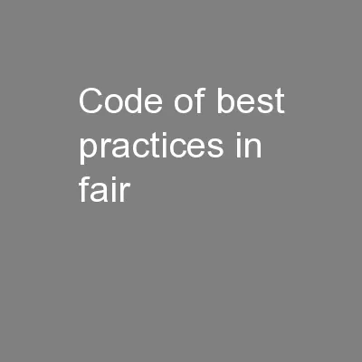 Code of Best Practices in Fair Use for the Visual Arts