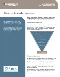 Global credit market expertise