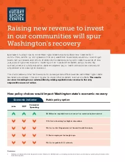 Lawmakers must act now to revive Washington state146s economy Bold new