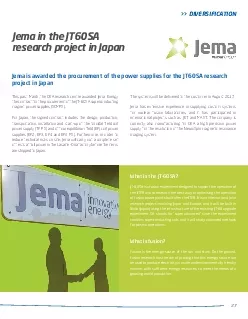 This past March the CEA research centre awarded Jema Energy the contra