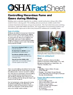 Controlling Hazardous Fume and
