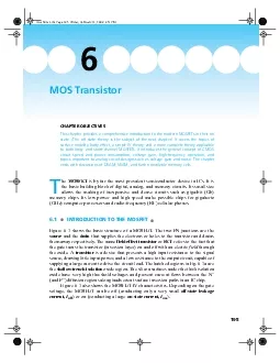 MOS TransistorCHAPTER OBJECTIVESThis chapter provides a comprehensive