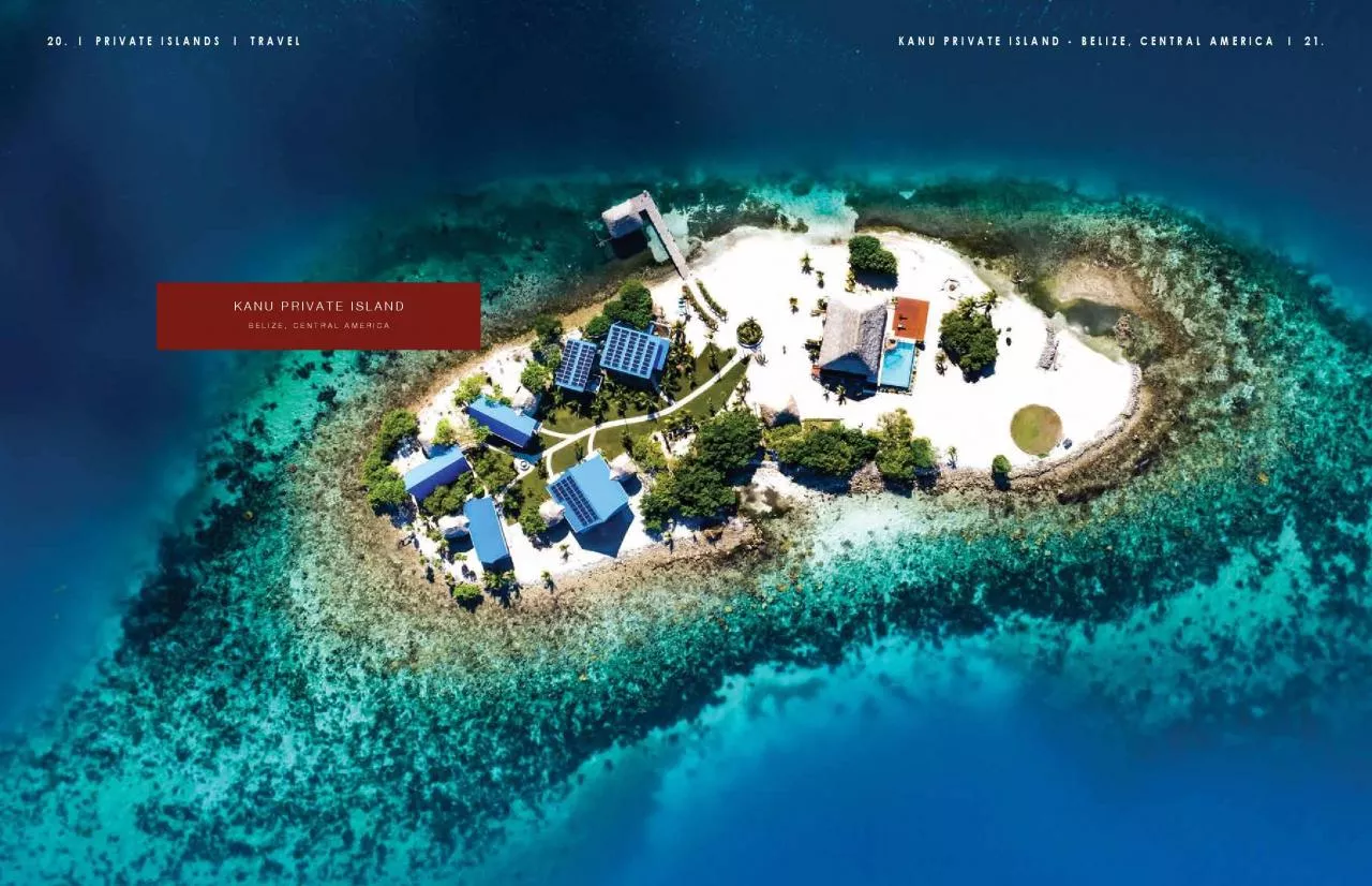 PDF-KANU PRIVATE ISLAND BELIZE CENTRAL AMERICAKANU PRIVATE ISLAND BELIZE