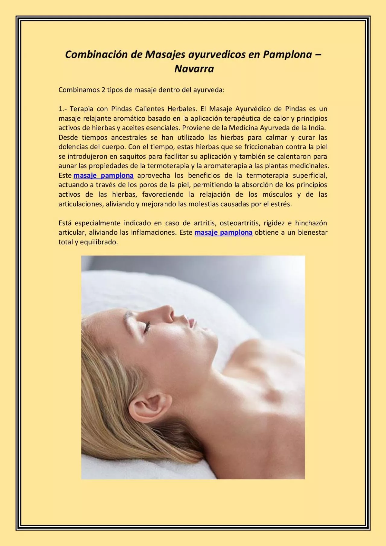 PDF-Combinación de Masajes ayurvedicos en Pamplona – Navarra