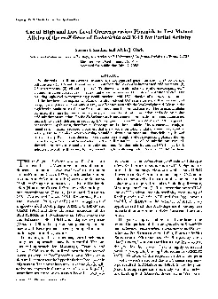 the Genetics Society Manuscript received 17 1993 sufficient overexpres