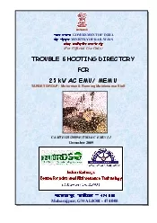 CAMTECH2005ETSDAC EMU11 Trouble Shooting Directory for 25 kV AC E