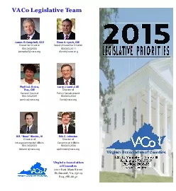 VACo Legislative Team