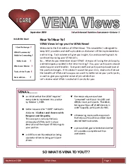 September 2009                                             VENA