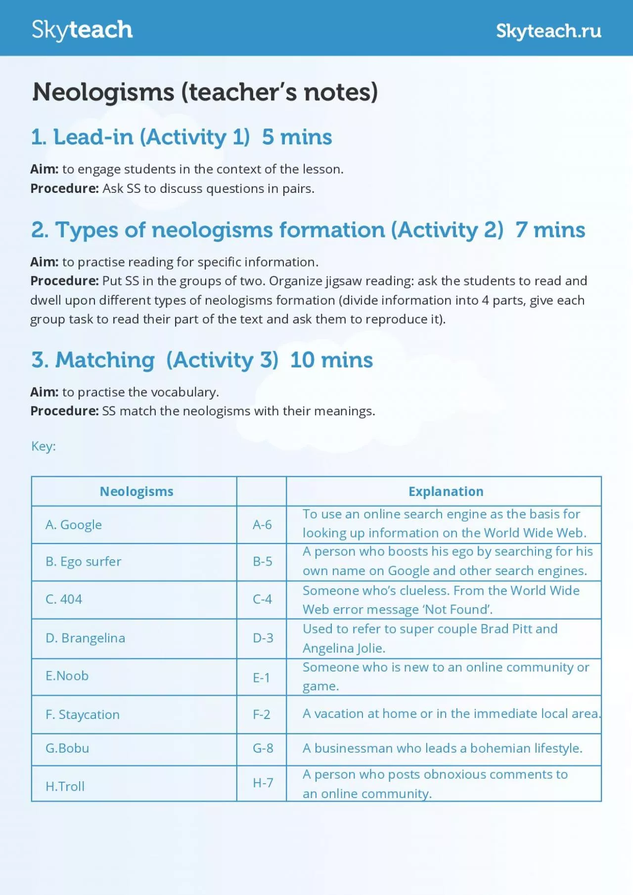 PDF-Neologisms teacher146s notes