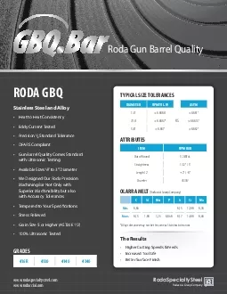 Roda Gun Barrel Quality