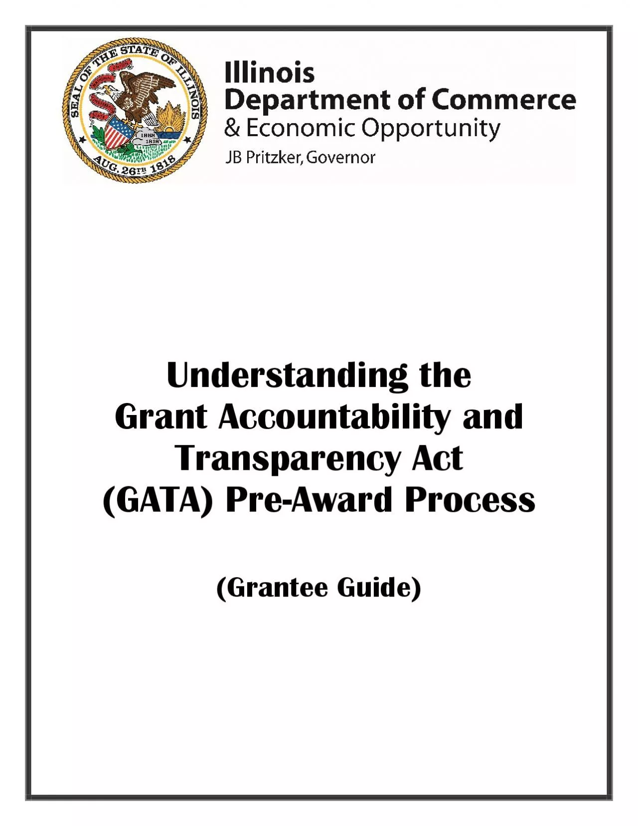 PDF-Understanding theGrant Accountability and Transparency Act GATA PreAwa