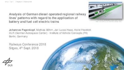 Analysis of German diesel operated regional railway