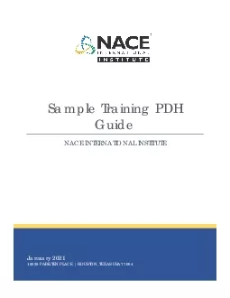 Sample Training PDH Guide