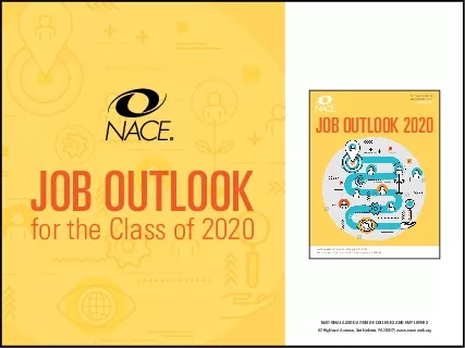 JOB OUTLOOKfor the Class of 2020