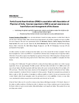 PRESS RELEASE