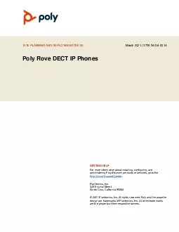 Poly Rove DECT IP Phones