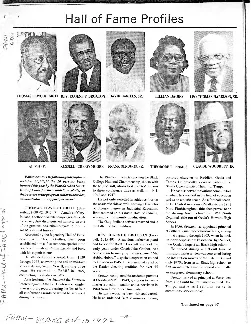 Hall of Fame Profiles