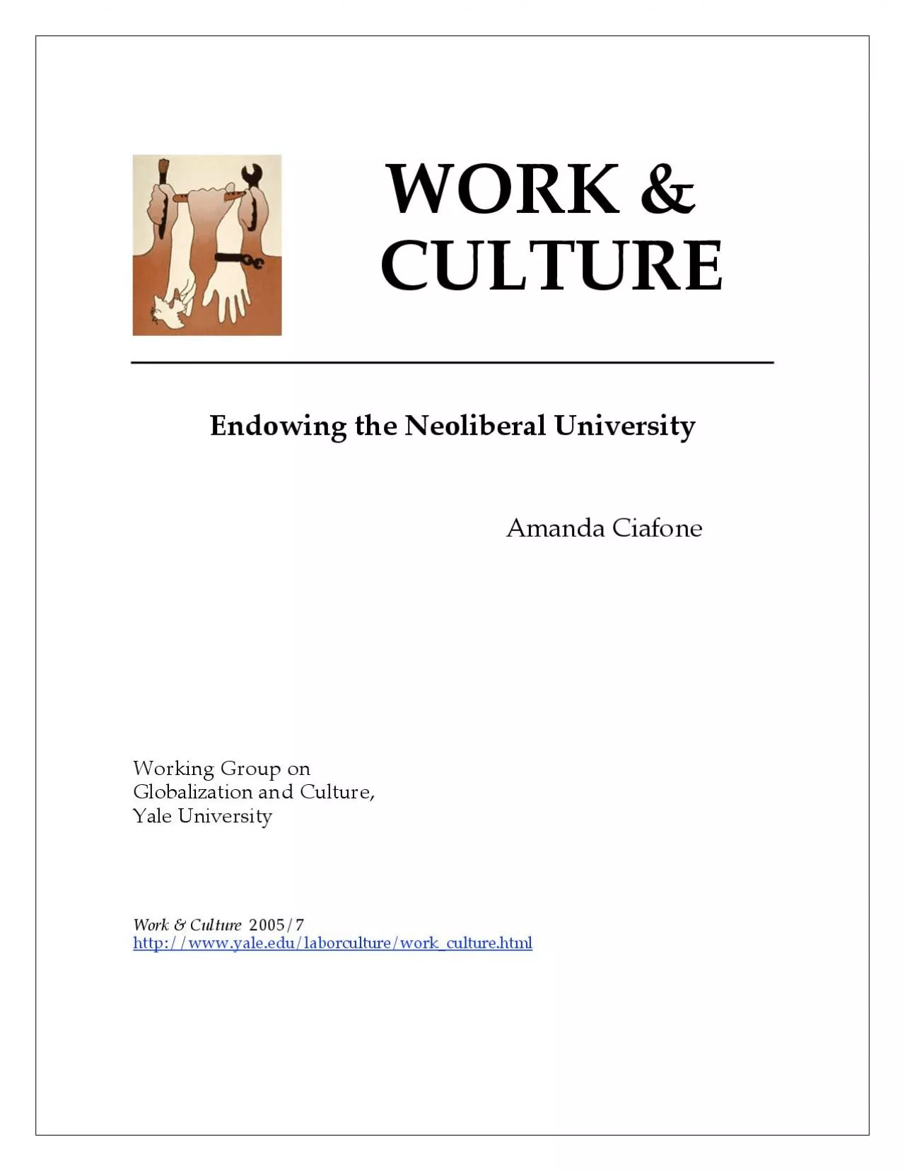 PDF-Working Group on Globalization and Culture Yale University Work