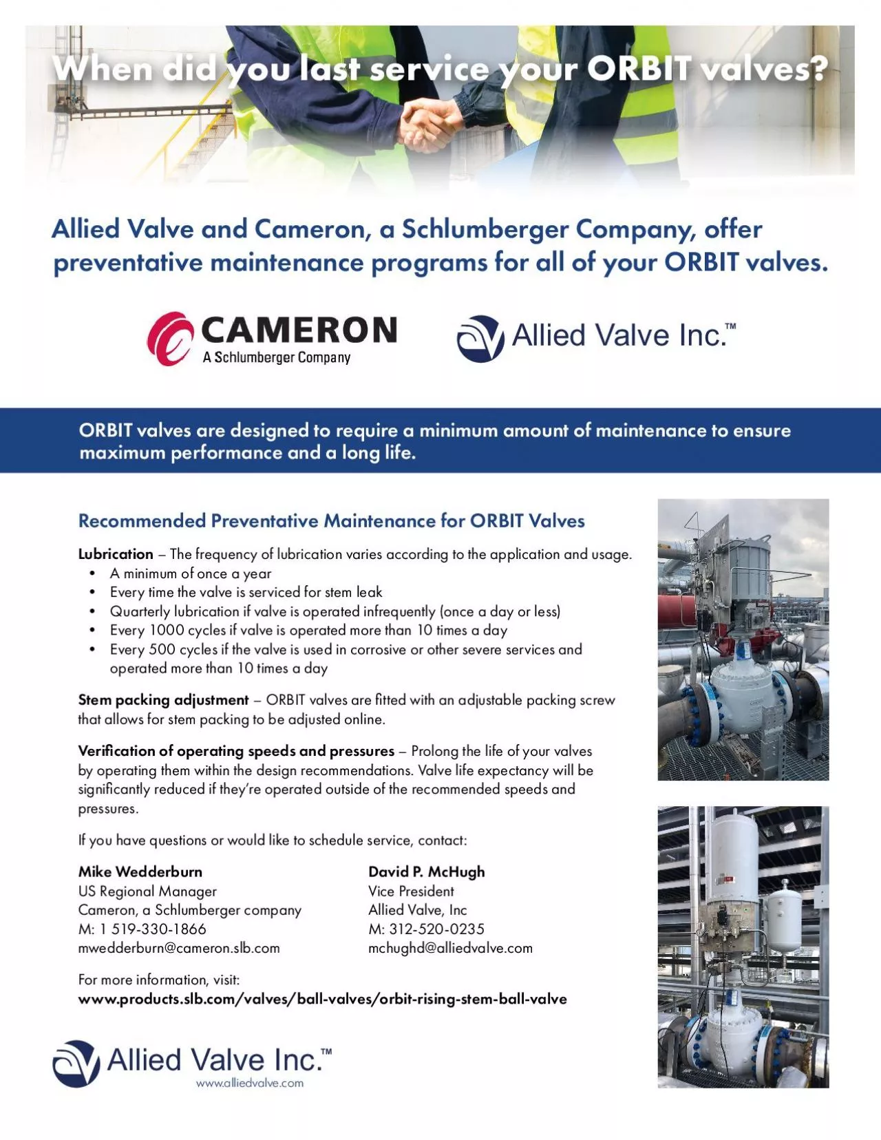 PDF-Recommended Preventative Maintenance for ORBIT Valves Lubrication 150