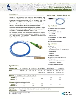 PDF-Fiber Optic Temperature Sensor